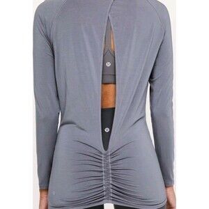 Lululemon | Size 2 | Deep Stretch Long Sleeve Cinch Lilac Stone Open Back